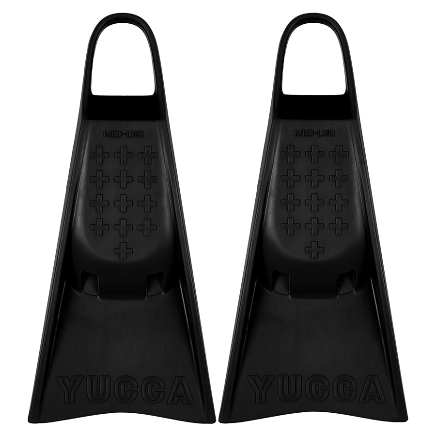 Black - Soft Flex Long Blade - Yucca Fins